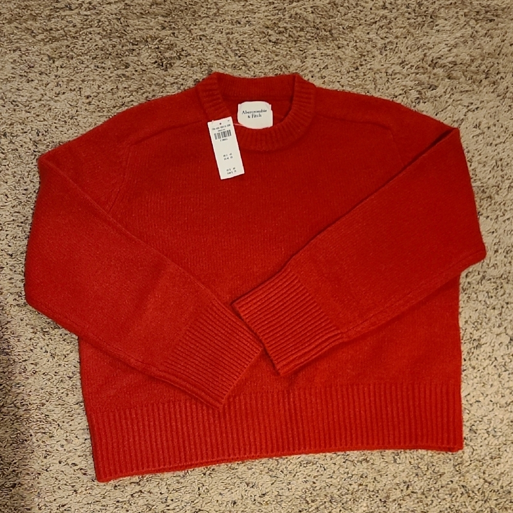 Abercrombie & Fitch Red Sweater